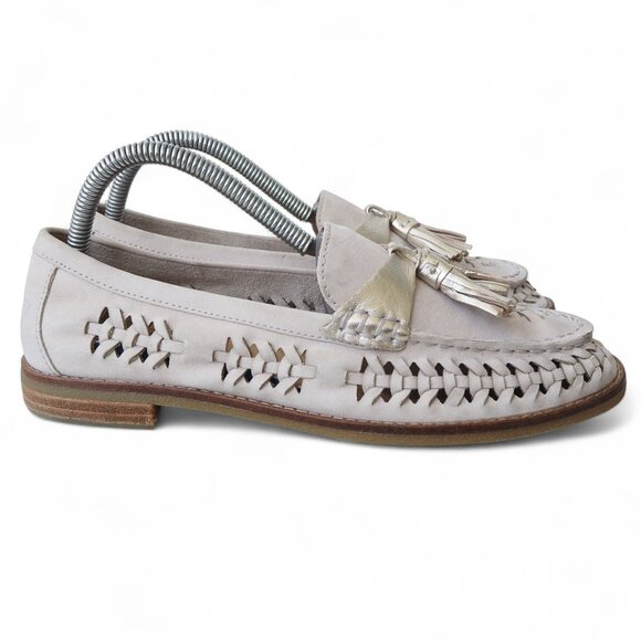Sperry Plushwave Tasseled Leather Loafers Women's 9 STS86609 Ivory - Picture 4 of 12